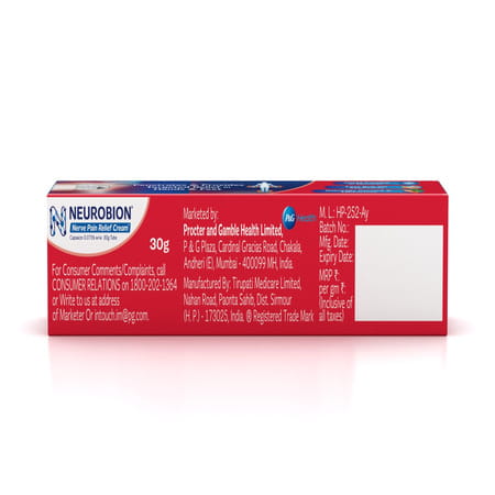 Neurobion Nerve Pain Relief Cream 30 Gm