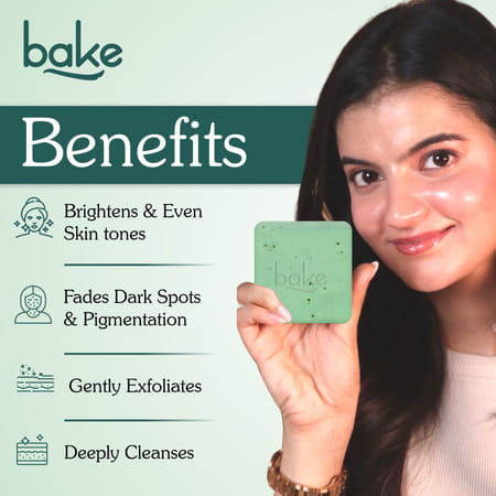Bake 8% Glycolic Soap With 3% Niacinamide For Pigmentation & Tan (Pack Of 2)