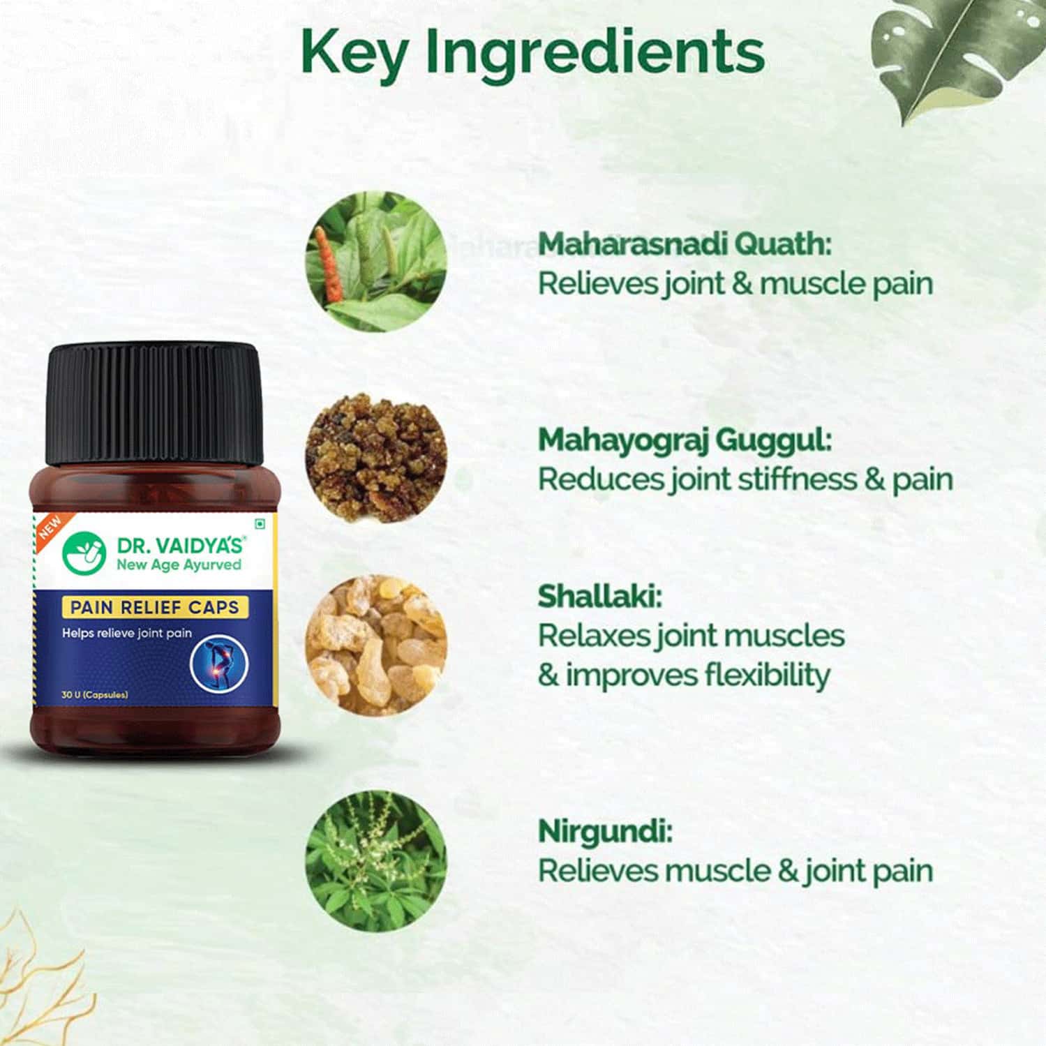 Buy DR. VAIDYA'S JOINT PAIN RELIEF PACK FOR VARIOUS MUSCLE AND JOINT