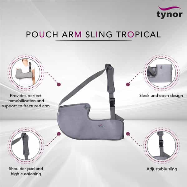 Tynor C 01 Pouch Arm Sling Tropical Belt Size Large