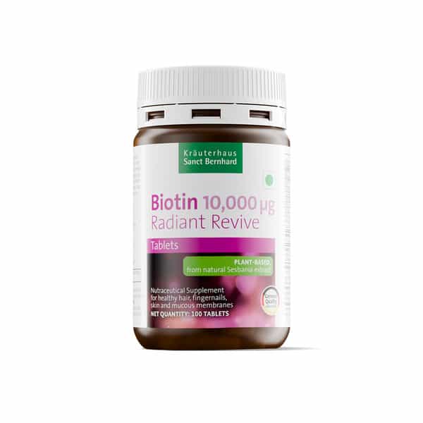 Sanct Bernhard Biotin Radiant Revive High-Potency | Hair Growth & Strength | Beauty & Wellness 60N