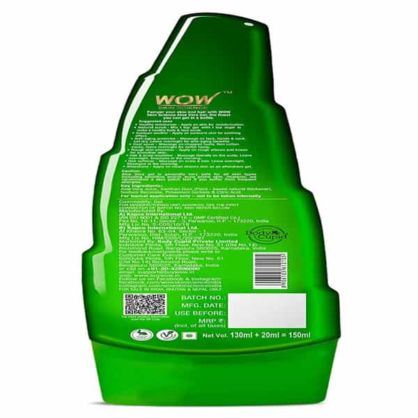 Wow Skin Science Aloe Vera Gel - 150 Ml