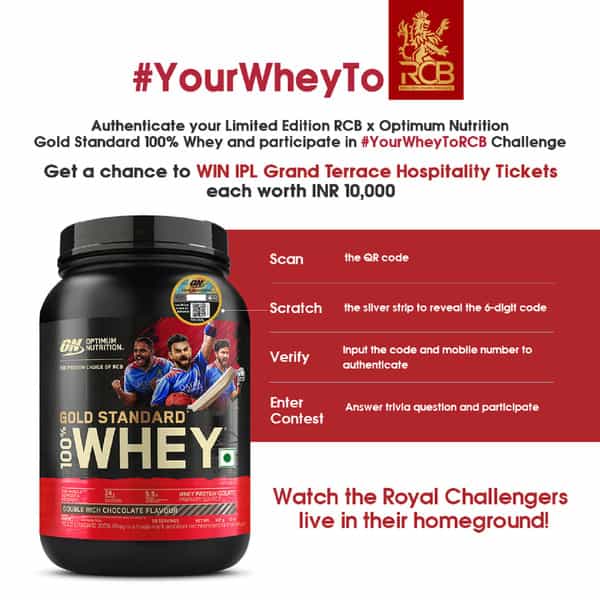 Optimum Nutrition (On) Gold Standard 100% Whey Protein Double Rich Chocolate Flavour 907Gm Powder