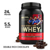 Optimum Nutrition (On) Gold Standard 100% Whey Protein Double Rich Chocolate Flavour 907Gm Powder