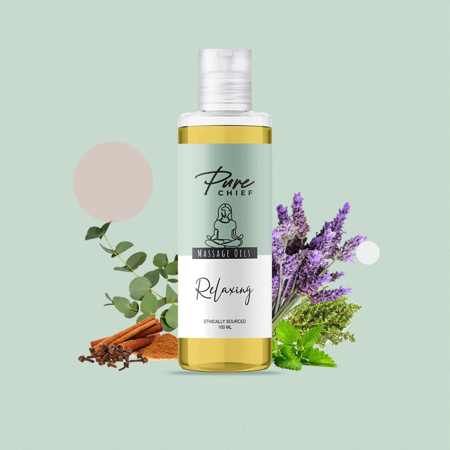 Buy PURE CHIEF RELAXING BODY MASSAGE OIL ALL NATURAL INGREDIENTS 100ML
