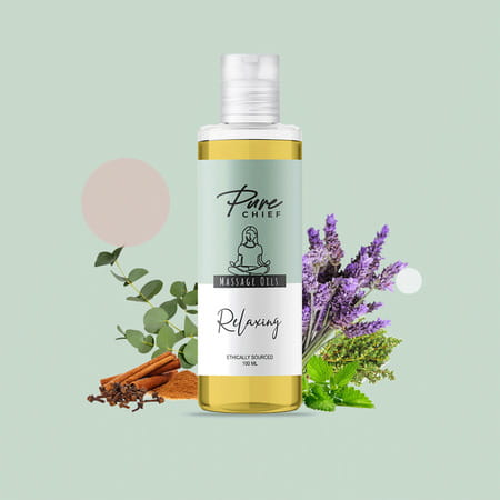 Pure Chief Relaxing Body Massage Oil All Natural Ingredients- 100ml