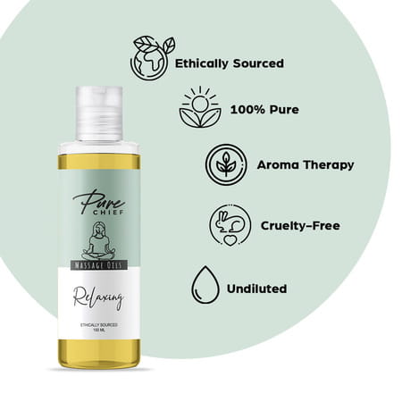 Pure Chief Relaxing Body Massage Oil All Natural Ingredients- 100ml