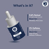 Dermistry 0.6% Retinol 5% Caffeine Under Eye Serum Puffiness Fine Line Wrinkles Puffy Dark Eyes 30Ml