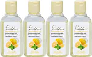 Pearldew Hand Sanitizer (gel) Refreshing Lemon & Mint 60 Ml - Pack Of 4