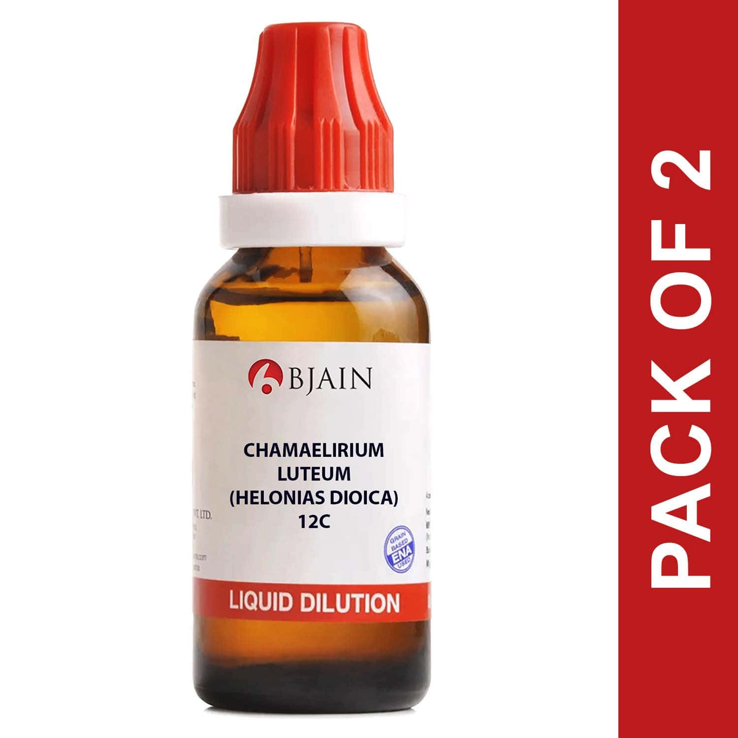 Bjain Chamaeliri-Um Luteum(Helonias Dioica) Dilution 12c | 30ml (Pack Of 2)