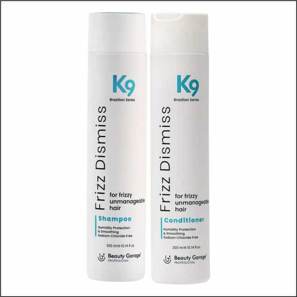 Beauty Garage K9 Frizz Dismiss Shampoo & Conditioner (300Ml + 300Ml) Pack Of 2