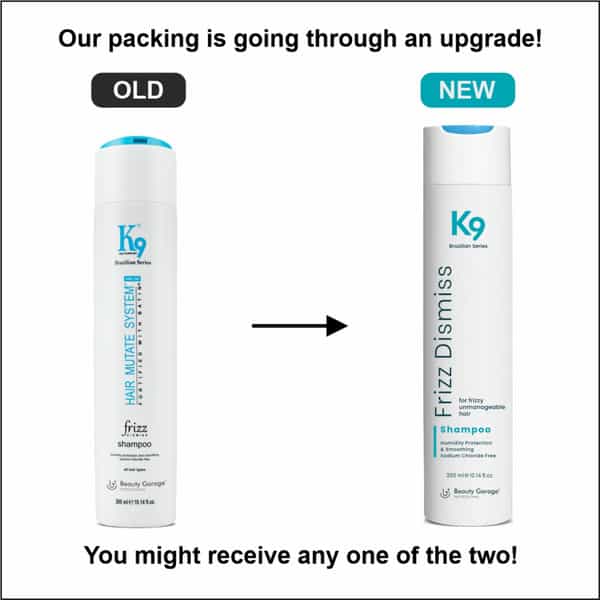 Beauty Garage K9 Frizz Dismiss Shampoo & Conditioner (300Ml + 300Ml) Pack Of 2