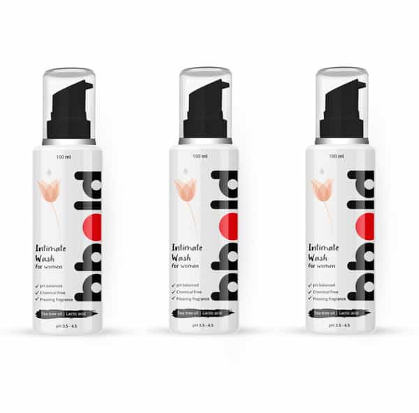 Bbold Intimate Wash For Women - Pack Of 3 | 100Ml Each
