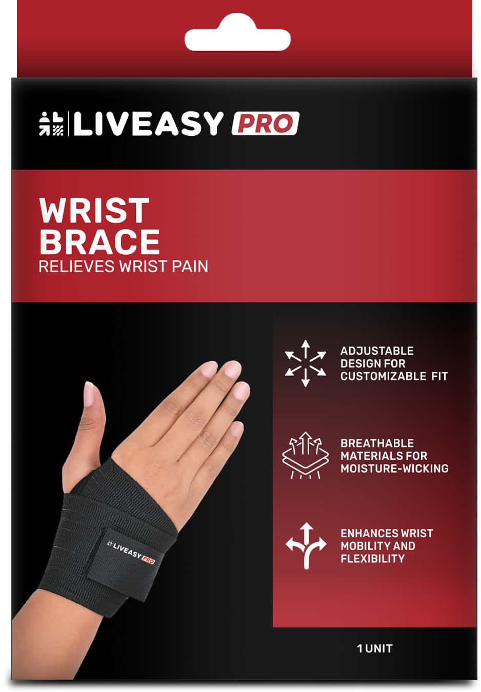 Liveasy Wrist Brace Pro Universal