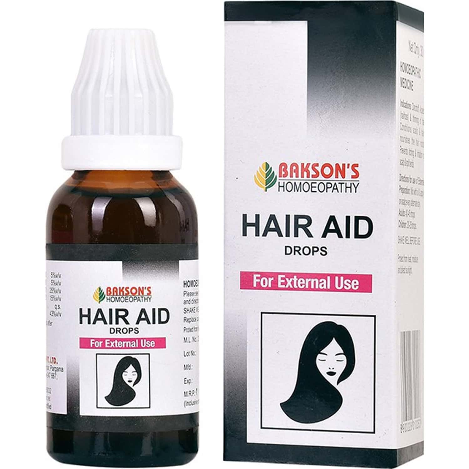 Baksons Homoeopathy Hair Aid Drops For External Use 30 Ml