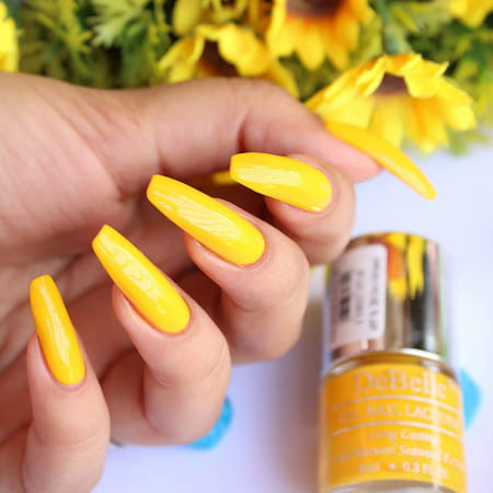 Debelle Macaroon Squad Gel Nail Polish Combo Set Of 5 Yellow) 40 Ml(8ml Each)