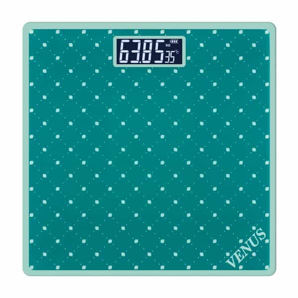 Venus (India) Electronic Digital Personal Bathroom Weight Machine | Upto 180Kg | Eps-2599-New-Green