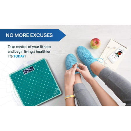 Venus (India) Electronic Digital Personal Bathroom Weight Machine | Upto 180kg | Eps-2599-New-Green