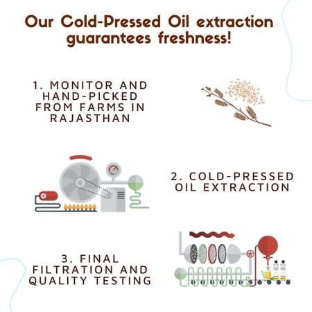 Cold Pressed Sesame Oil For Babies - Pure & Natural Hair And Body Massage Oil - 500ml