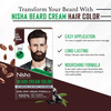 Nisha Beard Colour For Men Dark Brown 120G | Professional Beard Hair Colour | Ammonia Free