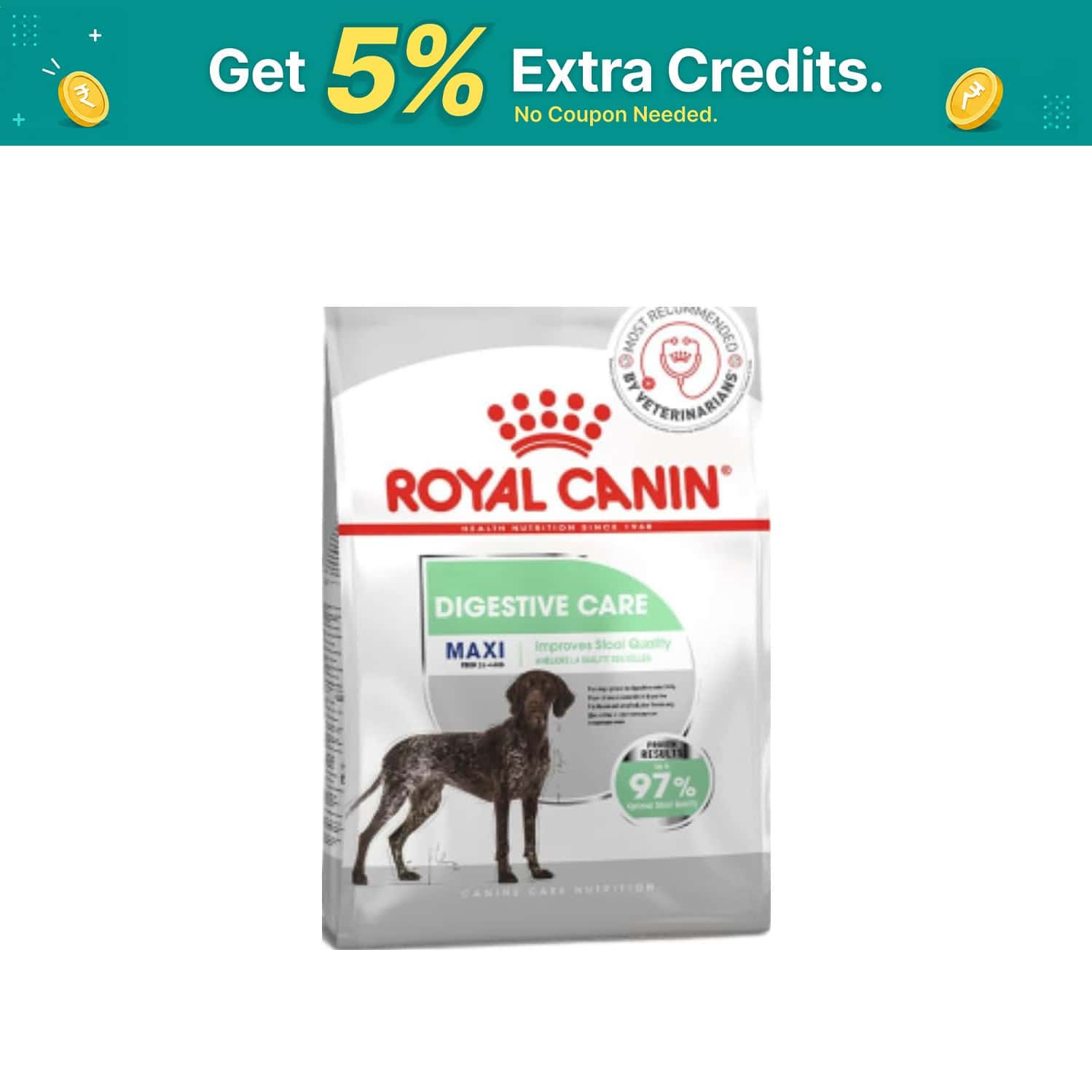 Royal Canin Maxi Digestive Care Dog Food | 3 Kg | Dry Food | Helps In Improving Stool Quality