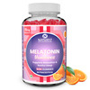 Naturyz Melatonin 10Mg With Chamomile, L Theanine, L-Threonine For Better Sleep - 50 Gummies(Orange)
