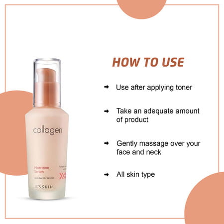 It'S Skin Collagen Nutrition Serum - Range Helps Improve - Lotus Extract - Goodness Of Kelp - 40ml