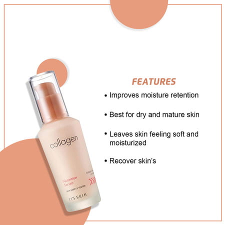 It'S Skin Collagen Nutrition Serum - Range Helps Improve - Lotus Extract - Goodness Of Kelp - 40ml