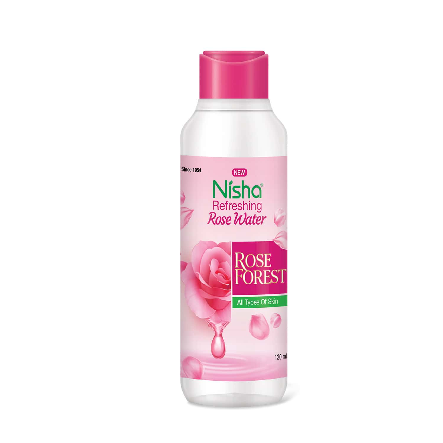 Nisha Refreshing Rose Water For Face 120ml | Rose Water Face Toner For All Skin Types