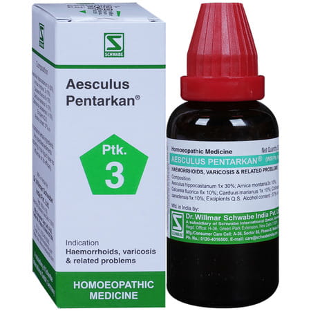Dr. Willmar Schwabe India Aesculus Pentarkan Drop 30 Ml