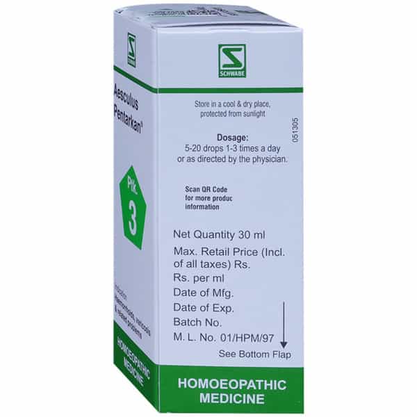 Dr. Willmar Schwabe India Aesculus Pentarkan Drop 30 Ml