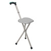 Tynor Walking Stick With Seat | Grey | Universal | 1 Unit