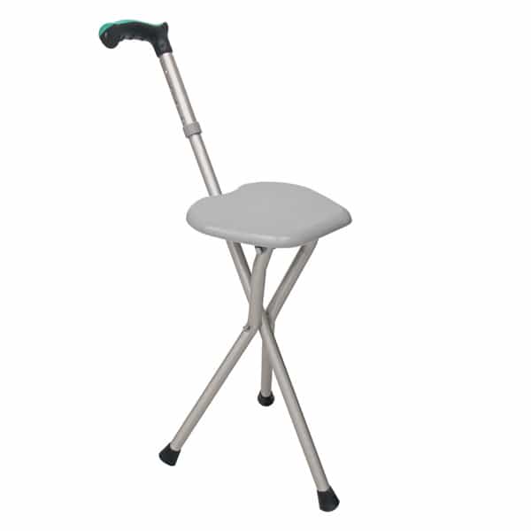 Tynor Walking Stick With Seat | Grey | Universal | 1 Unit