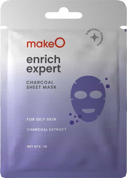 Make O Enrich Expert Charcoal Sheet Mask (Pack Of 3)