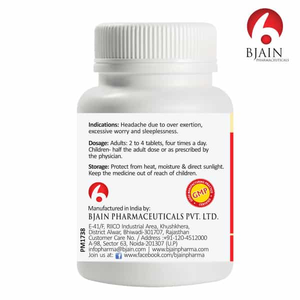 Bjain Bio-Combination No.12 (Headache) Tablet - 15Gm