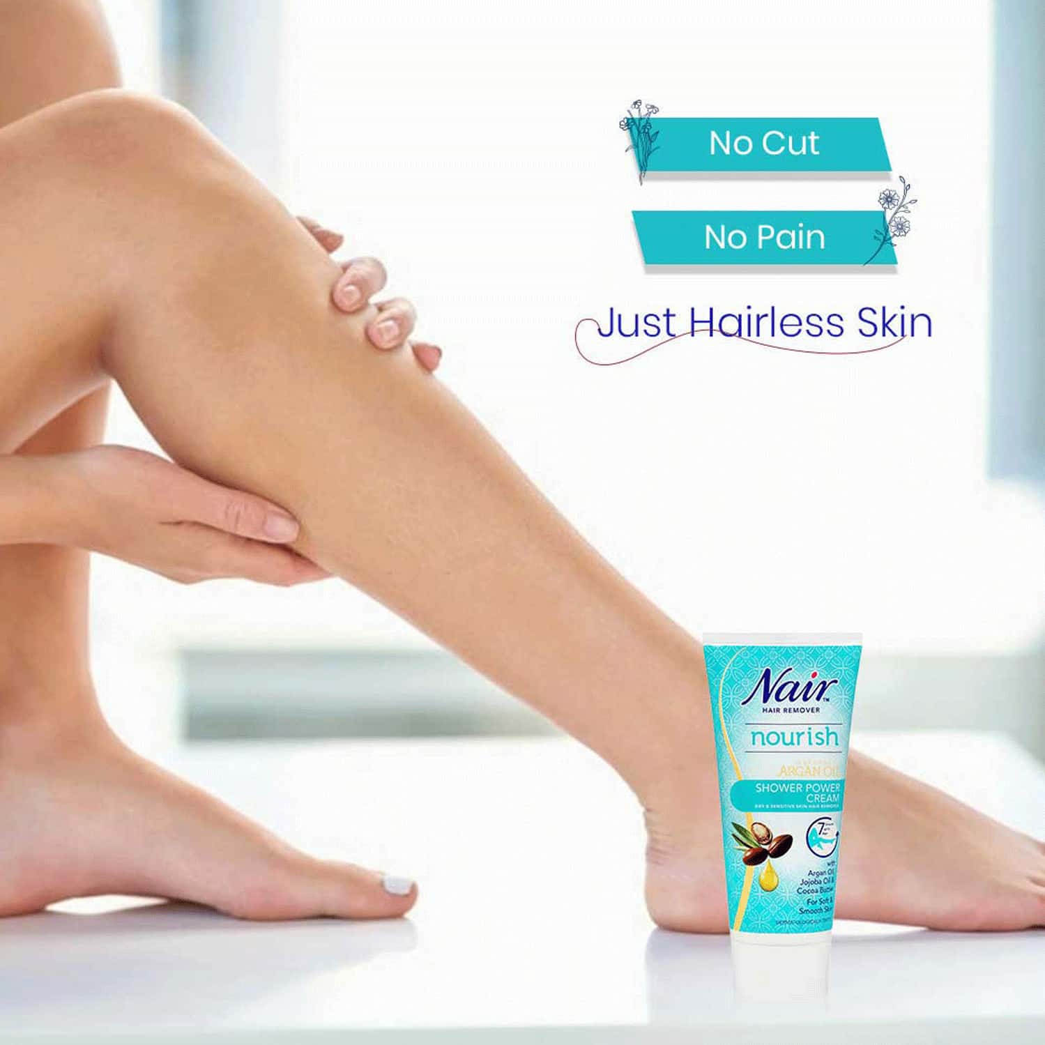 Buy NAIR SHOWER POWER CREAM FOR DRY & SENSITIVE SKIN 200ML Online & Get Upto 60 OFF at