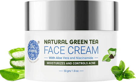The Moms Co. Natural Green Tea Face Cream 50 Gm (With Mono Carton)
