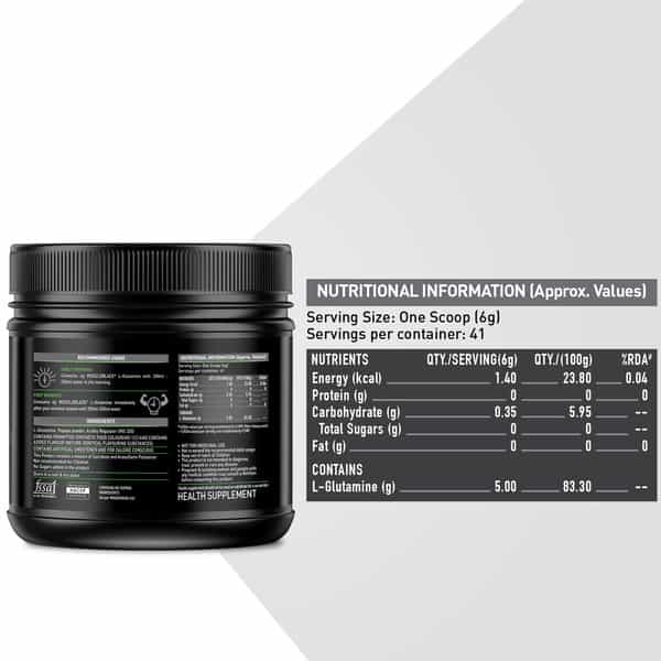 Muscleblaze L-Glutamine (Fruit Punch) 250 Gm