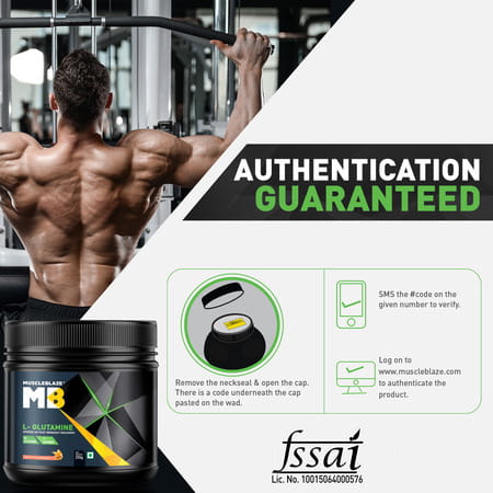 Muscleblaze L-Glutamine (Fruit Punch) 250 Gm