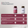 Miduty Organic Blood Builder - Iron Vit C - Energy Hemoglobin Support - Anemia- 60 Capsules