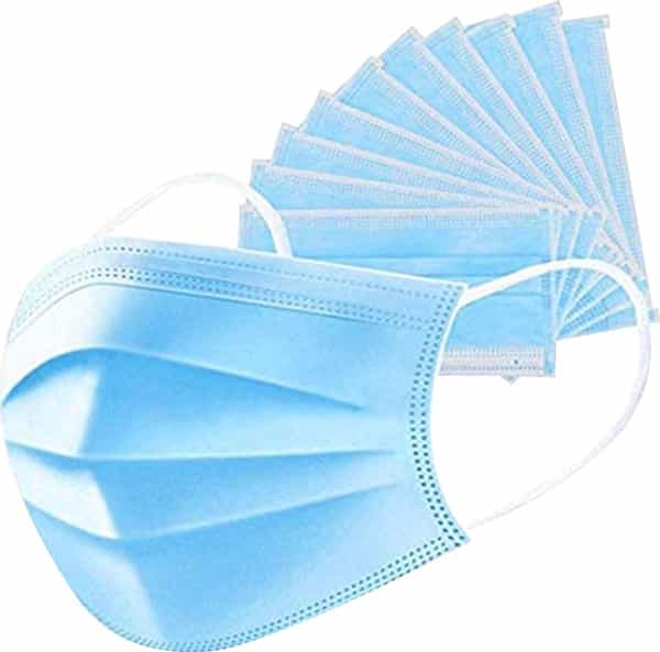 Newnik Disposable 3 Ply Face Mask Blue