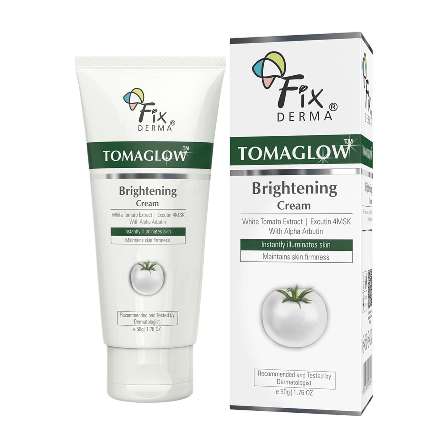 Fixderma Tomaglow Brightening Face Cream With White Tomato Extract For Men & Women 50 Gm