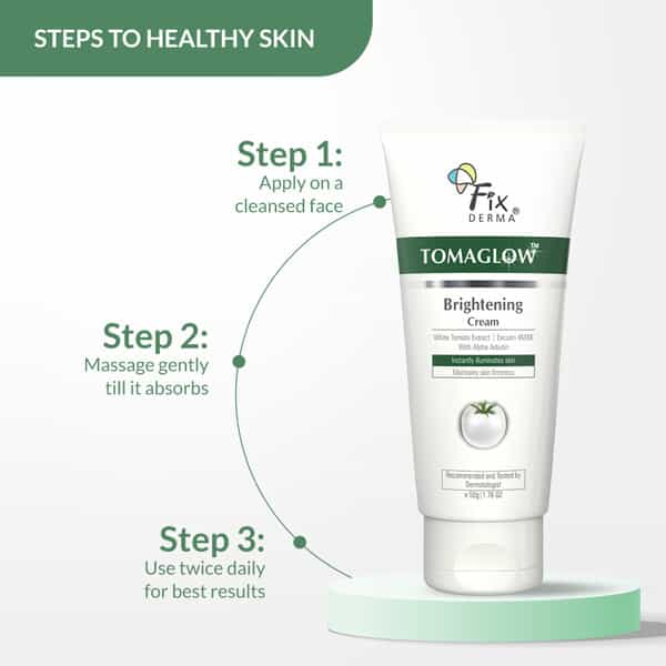 Fixderma Tomaglow Brightening Face Cream With White Tomato Extract For Men & Women 50 Gm