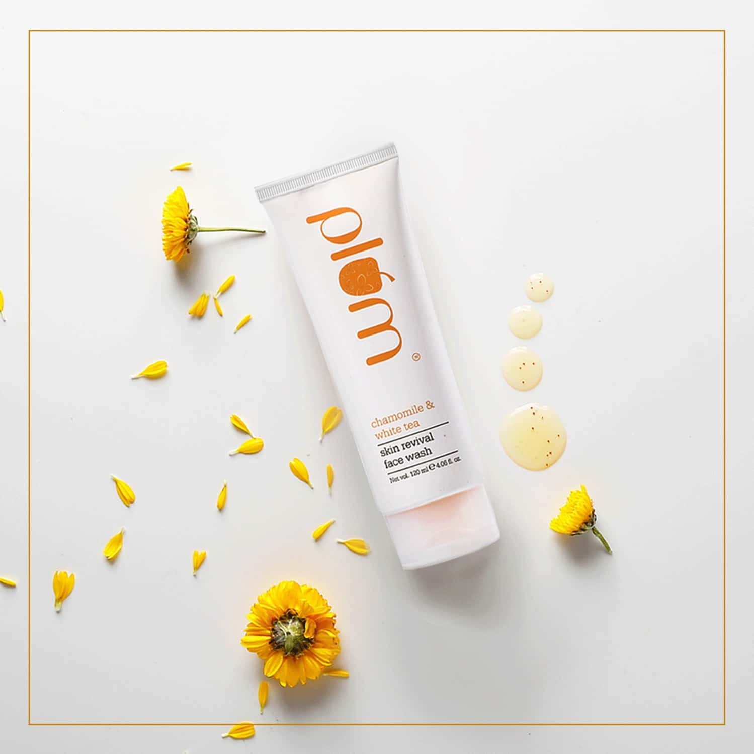 Buy PLUM CHAMOMILE & WHITE TEA SKIN REVIVAL FACE WASH 120 ML Online