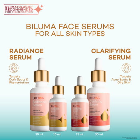 Biluma Radiance Serum Dark Spots & Hyperpigmentation For All Skin Types 30 Ml