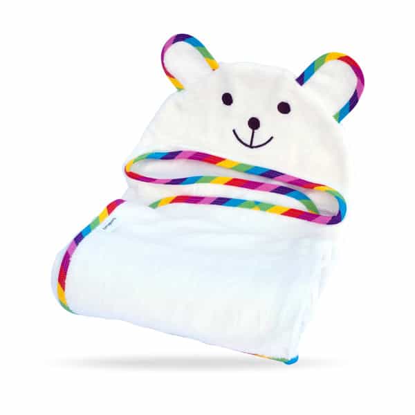 R For Rabbit Bambooberry Hoodie Towel