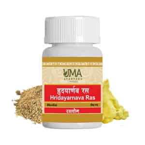 Uma Ayurveda Hridayarnava Ras Ayurvedic Tablets 80 Tab
