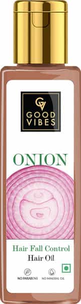 Good Vibes Onion Hairfall Control Hair Oil - 100Ml