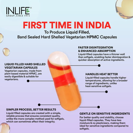 Inlife Pumpkin Seed Oil Capsules | Extra Virgin Cold Pressed Pure Oil | 60 Vegetarian Capsules