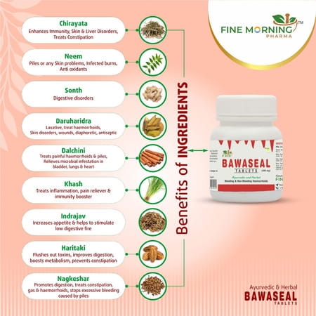 Fine Morning Pharma Ayurvedic Bawaseal Tablets (Pack Of 2)